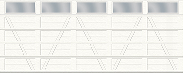 V Layout, 2-Slat Base - 5 bays